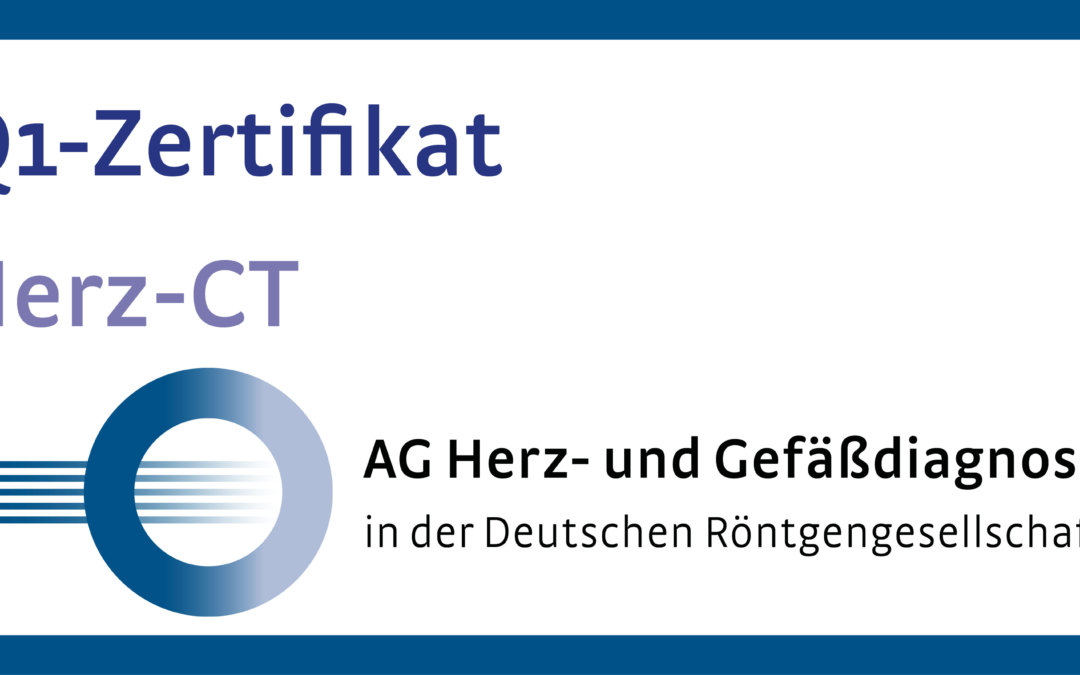 Q1-Zertifizierung für Herz-CT